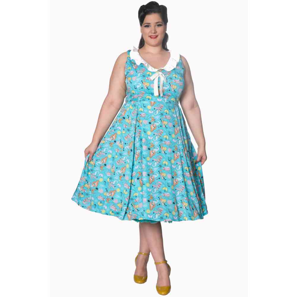 Dancing Days - HERITAGE Longue robe - Bleu